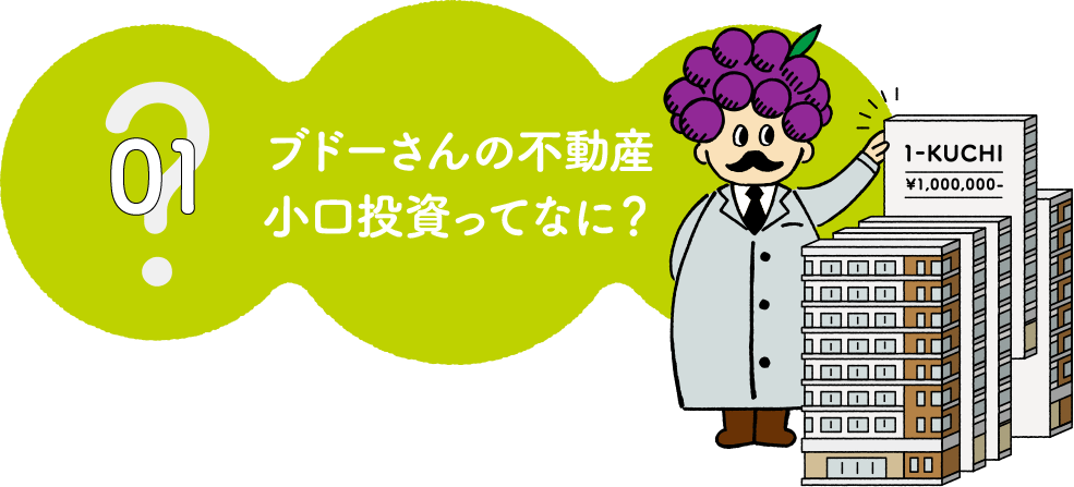 ?01 ブドーさんの不動産 小口投資ってなに？